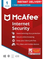 Mcafee Internet Security 2020 (One Year One User Subsription)